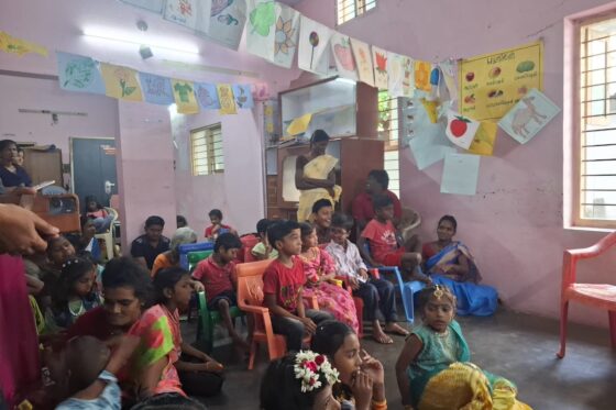 மாற்றுத்திறனாளி மாணவர்களுக்கு சீருடை வழங்கல் – தேசிய செயலாளர் பாஸ்கர் யாதவ் பங்கேற்பு